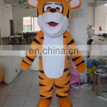 Hot!! high quality CE cartoon character tiger mascot costume for adult