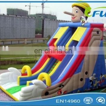 lovely clown inflatable slide / inflatable cartoon slide / inflatable slide for kids