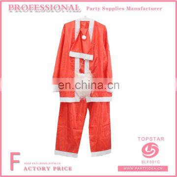 Polyester Santa Claus Men Christmas Suit