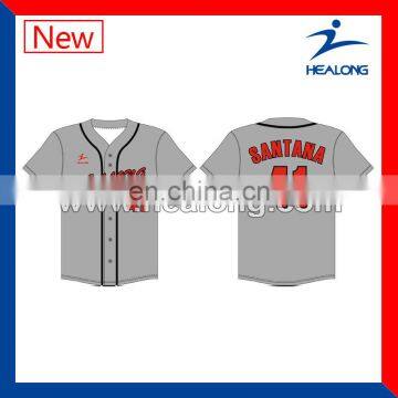 Sublimation Custom Design Baseball Jerseys For Player