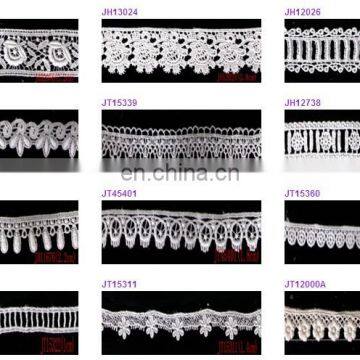 Elastic Black Dress Material 3 cm Nylon Lace Braid photo-2