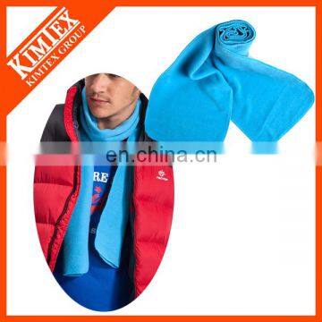 Customized fashion warm printed fleece colorful scarf