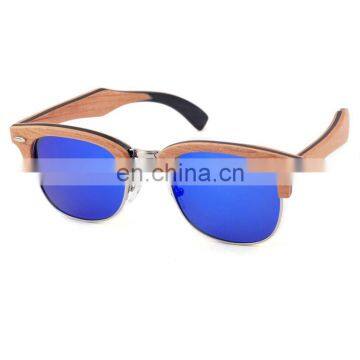 2018 China manufacturer custom wooden sunglasses with laser logo made in