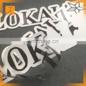 custom gold logo sticker