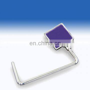 Square shaped restaurant table top bag holder