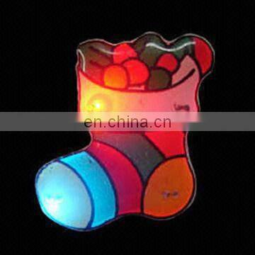 Happy Face With Led Design Flashing Badge for Promotion photo-6