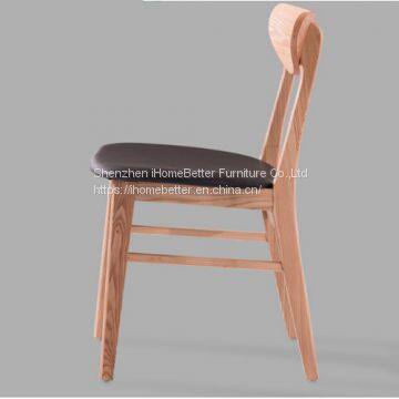 Solid Wood Chair of Modern Chinese Style Restaurant Chair Recreational Chair Cafe Chair photo-4