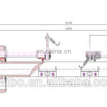16 Ton English Type Axle for Trailer/semi-trailer/truck photo-5