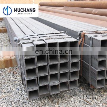 40*40 square pipe black hollow tube