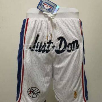 Philadelphia 76ers White Shorts