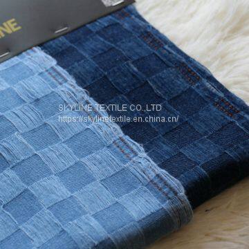 Check Pattern Denim Fabric  Indigo Denim Fabric price  Denim Fashion Fabric Companies  denim fabric wholesale