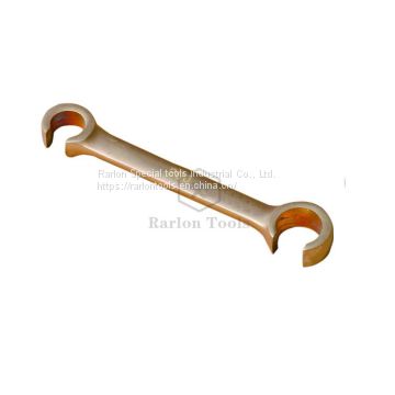 Non sparking double c wrench