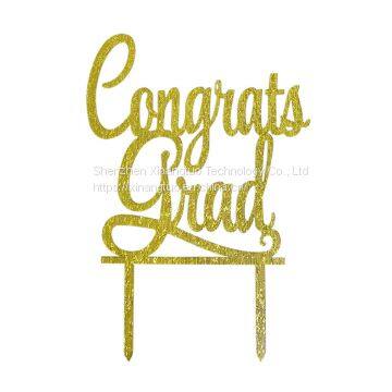 Wholesale Wedding Decoration Happy Birthday Cake Topper Acrylic Wedding Cake Topper photo-5