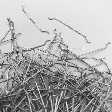 Стальной волоконный материал с свободными крючковыми концами