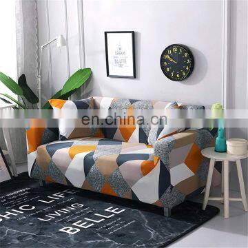 amazon hot sell  designs  full cover elastic sofa stretch spandex protective Elastic  stretch corner sofa covers