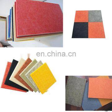 Eco friendly  factory wholesale  felt 100% polyester fibre acoustic panel