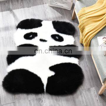 Rawhouse Hot New Style Customized Lovely Animal Shape Design Nordic Multicolor Faux Fur Area Rugs for Floor photo-2