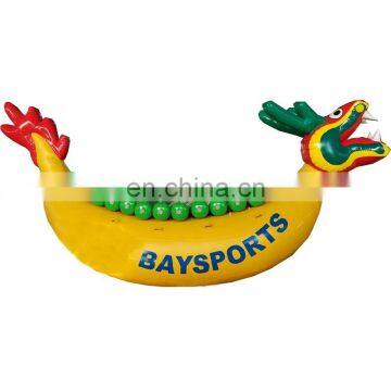 New design!!! Commercial inflatable dragon boat /floating water toys on sale