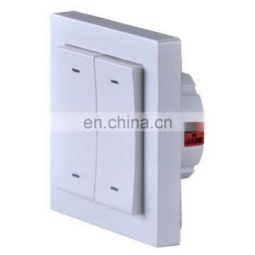 Intelligent lighting control button panel LED push button switches