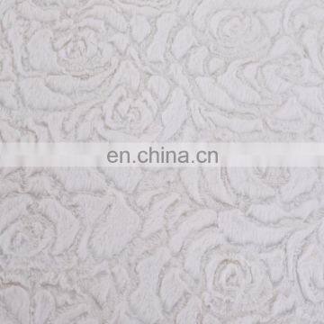 Double Layers Warm Winter Brushed Flower Pattern Plush PV Fleece Match Minky Throw Blanket for Home photo-6