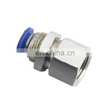 PMF Series Female Thread 6mm Matel Pneumatic Air Tube Fitting