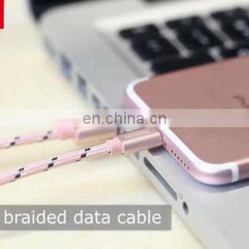 Golden SKY Colorful 2A Fast Charging Line Nylon 1m Mobile Phone Data Cable USB for Android Type-C Data Line