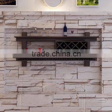 Custom Wall Hinging Wooden Wine Racks,wood Wine Storage Rack photo-3