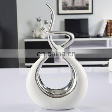 New arrival creative design hotel desktop art furnishings porcelain home decoration crafts