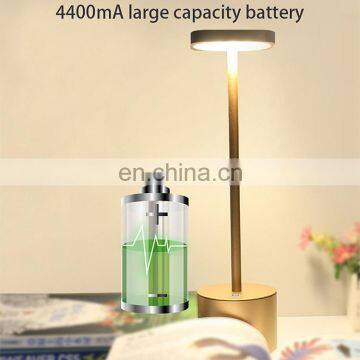 Customed Wholesale USB Rechargeable Outdoor Waterproof Wedding Restaurant Dinner Cordless Led Table Lamp photo-7