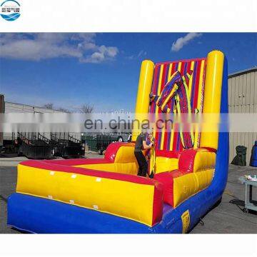 Inflatable game facility, custom made inflatable sticky wall, entertainment for school and church events.