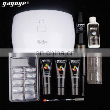 Newest Poly gel Kit Gel Nail Kit Set With Led Uv Lamp