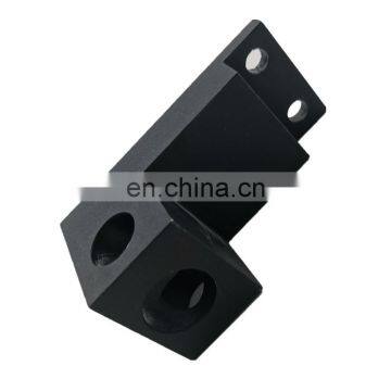 China fabrication die casting custom aluminum anodized black cnc quick prototyping machining milling parts service