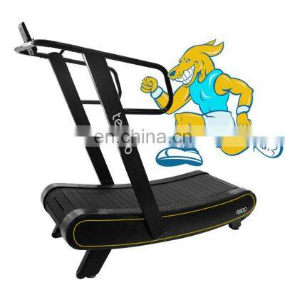 no Motorless  home use  treadmill New Style Self-powered curved treadmill manual Running Machine