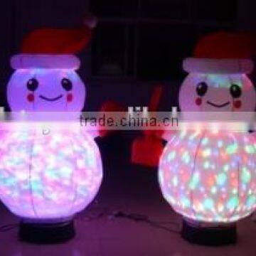 inflatable LED snow man for decoration