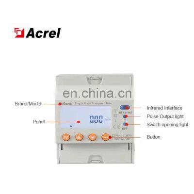 Single Phase electronic energy meter with Prepaid IC Card