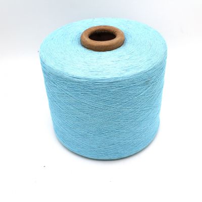 Manufacturers supply ne19s/1 blue color yarn knitting for socks