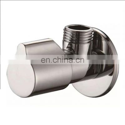 Hot sell zinc chrome brass cartridge toilet plumbing use 90 degree angle valve