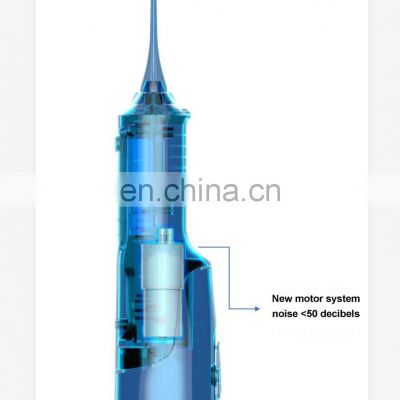 OEM Packages 1800mAh Battery Portable Cordless Oral Irrigator Dental Water Flosser With Around 45Minutes Working Time