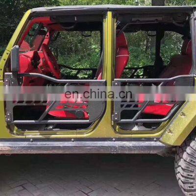 Steel Tube Doors With Side View Mirror for 2007-2018 Jeep Wrangler JK 4 Door/2 Door photo-5