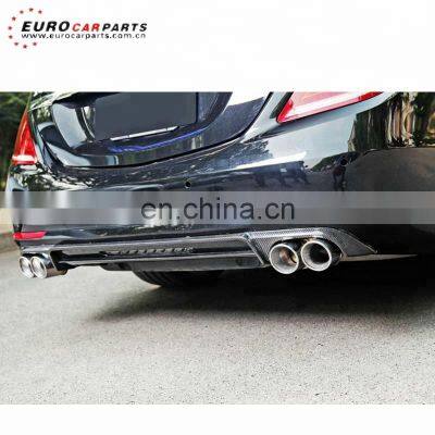 W222 Diffuser Fit for MB S-class W222 S350 S400 to B Style B700 Rear Diffuser With Round Exhaust Tips for W222 B Diffuser