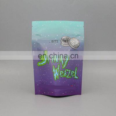 Custom Printed Smell Proof Child Resistant Packaging Pouch Soft Touch Matt 1 Pound lb 7g Mylar Gummies Bag for Cbd Flower Cookie photo-5