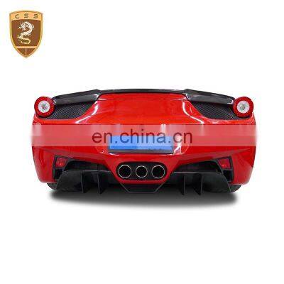 Vorstaine style rear carbon lip for Ferr-ari 458 rear diffuser