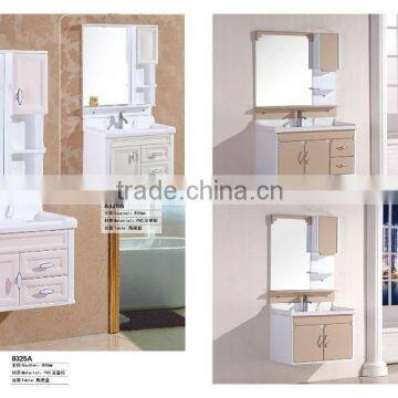 High Glossy Bathroom Cabinet With Mirror photo-3