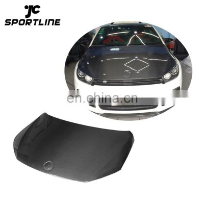 Car Carbon Fiber Engine Hood for Volkswagen Scirocco R 2.0 TSI