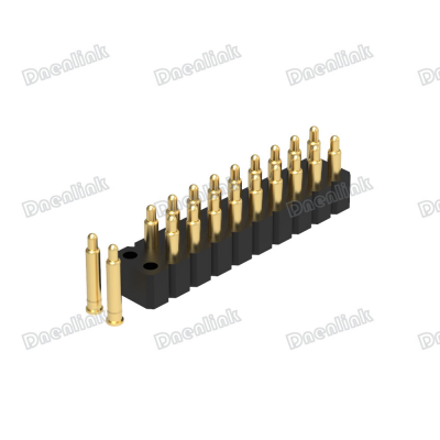 Dnenlink 3.00mm Pitch Dual Row Dual Row H4.0mm Straight SMT PogoPin Connector photo-2