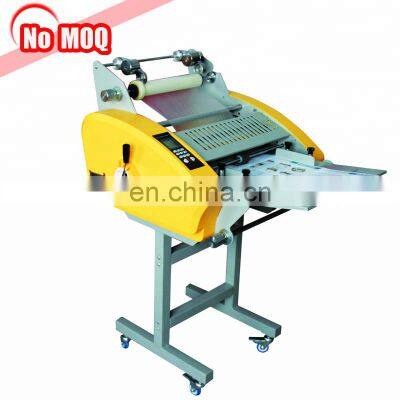 3 years warranty A3 A4 electric hot rubber rollers for thermal laminator double side  roll  laminating machine for books factory