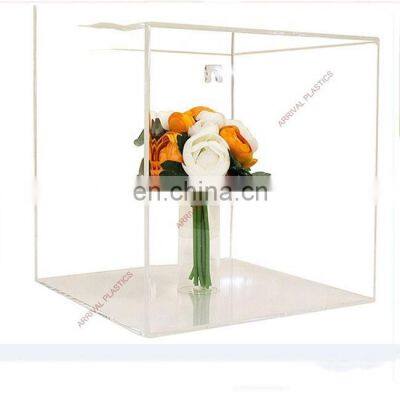 Clear Acrylic Wall Mount Collectible Wedding Bouquet Display Case