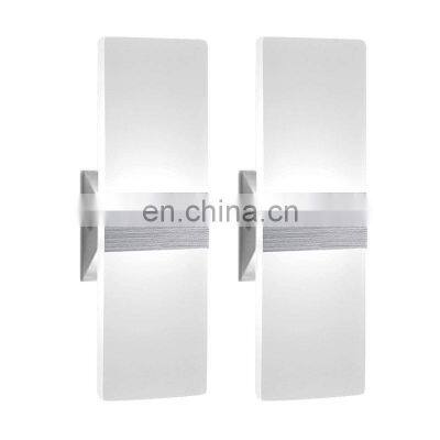 Amazon Drop Shipping Aluminum Alloy Hotel Bedroom Modern Crystal Led Wall Sconces Lighting Acrylic Led Wall Lamp Light