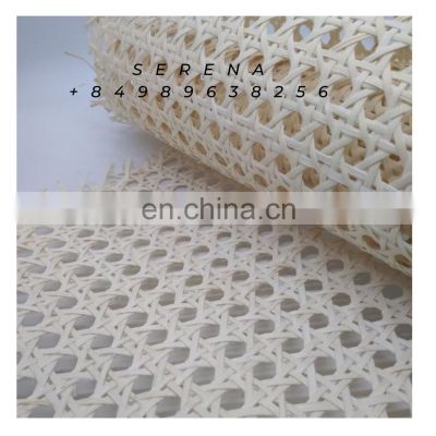 1/2 Open Weaving Mesh Raw Rattan Cane Webbing Materials Bleached (Serena WS +84989638256)