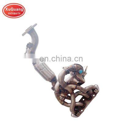 XG-AUTOPARTS high quality auto exhaust part front manifold catalytic converter for Mazda 6 Atenza